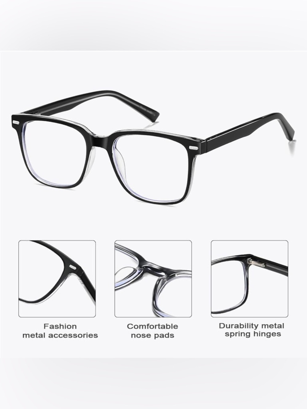 Reading glasses with blue light frames 1.0 - Picture 5 of 6